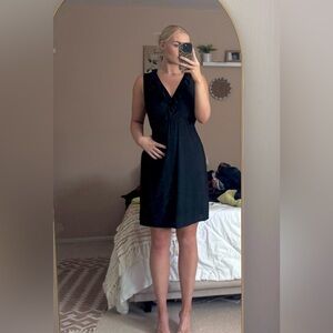 Jon & Anna Black Sleeveless V-Neck Dress